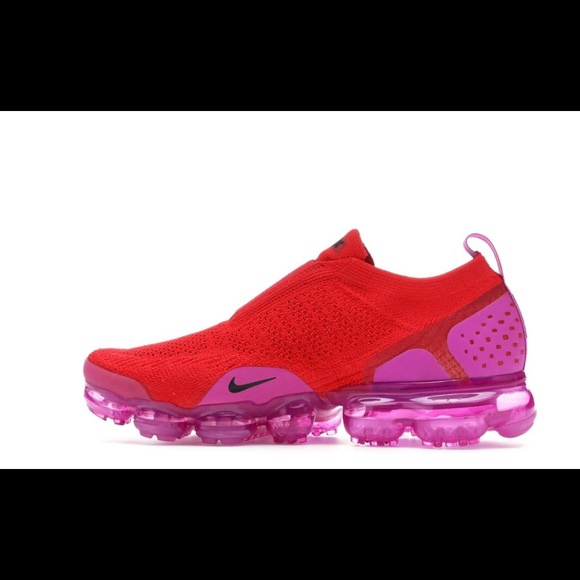 (EUC) Nike Air VaporMax Moc 2 University Red Fuchsia Blast - Women’s - Picture 6 of 7